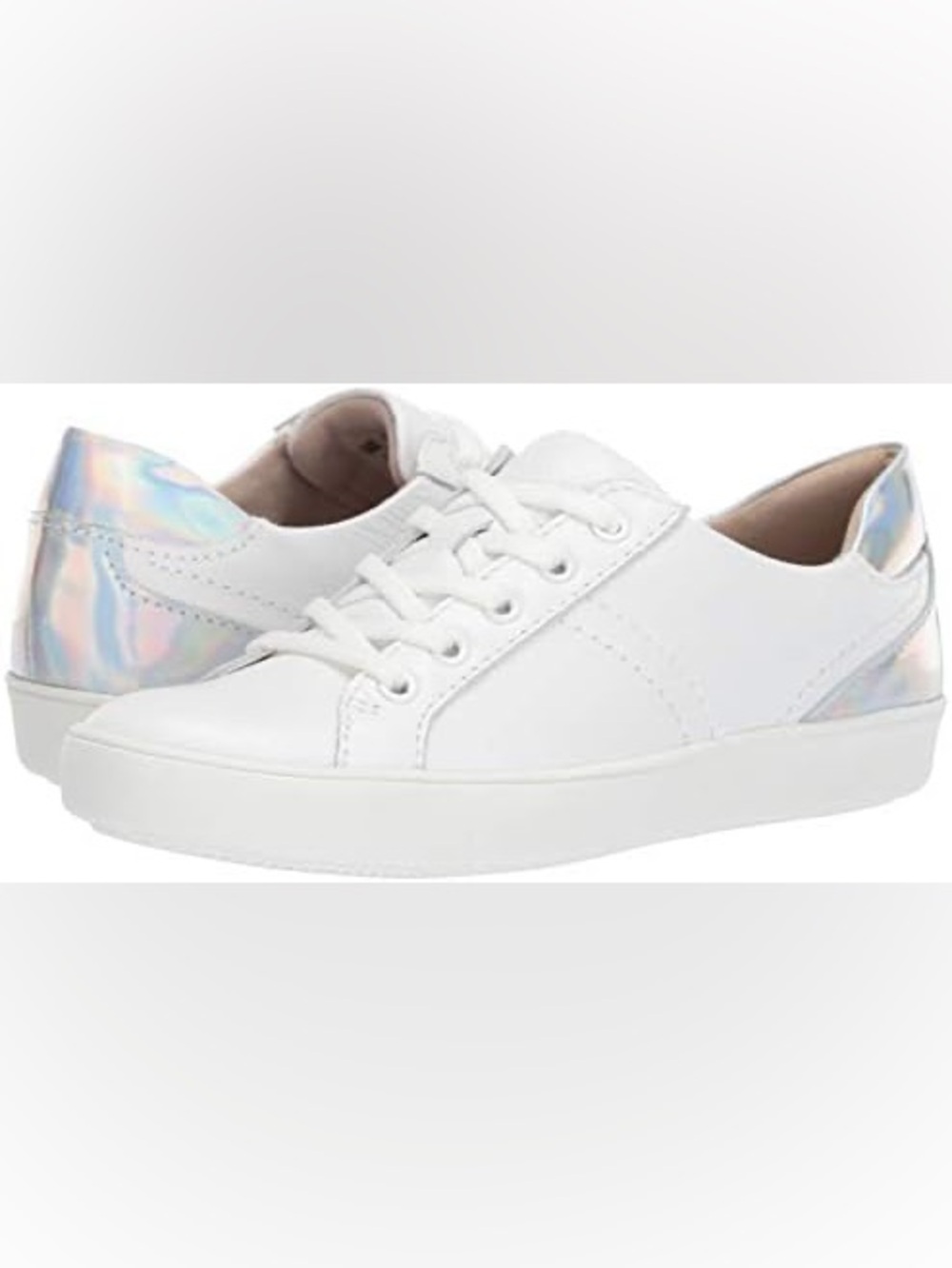 Naturalizer Women's Morrison Fashion Sneaker Iridescent Heel Accent 9M